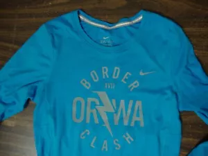 Camiseta para correr Nike Dry Miler Border Clash Oregon manga larga para mujer 686904 407 XS - Imagen 1 de 6