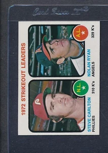 1973 Topps #067 Strikeout Leaders Carlton/Ryan quasi nuovo/MT *4647 - Foto 1 di 1