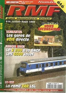 RMF N° 414 UNE Z2 FRANCHE-COMTE SUR BASE JOUEF / GARES DE VOIE DIRECTE / V 200 - Imagen 1 de 3