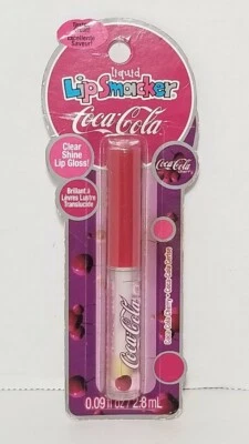 Coca Cola Cherry Liquid Lip Smacker Clear Gloss Bonne Bell Coke  - Image 1 of 4