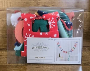 Banner Wondershop Happy Pawlidays 6 pies de largo verde rojo multicolor nuevo en paquete - Imagen 1 de 8