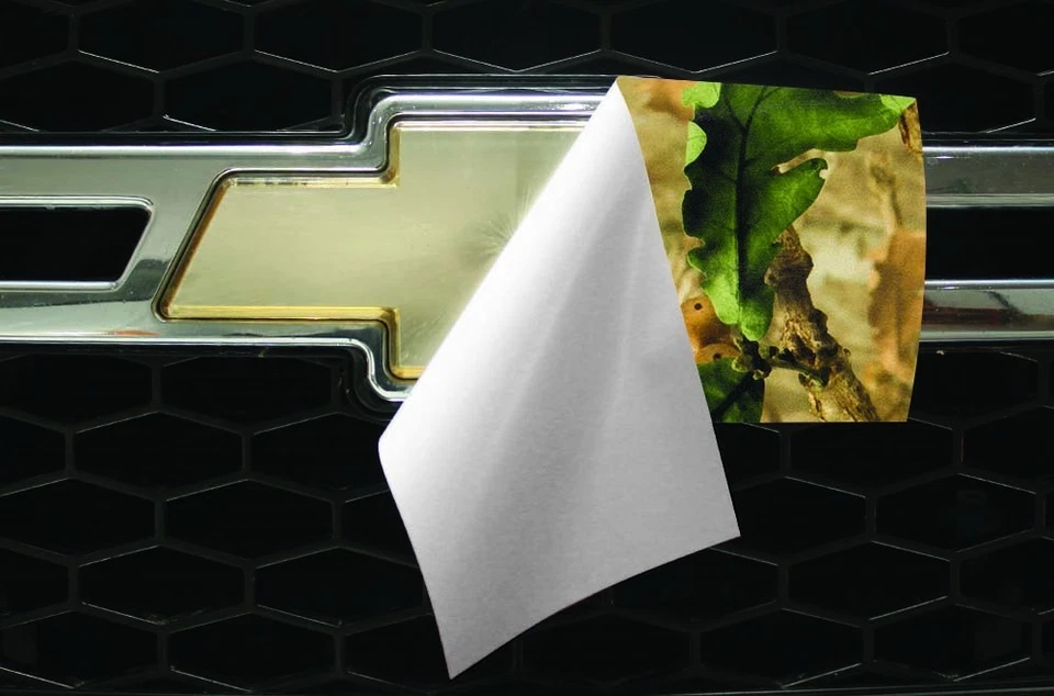 Hoja de vinilo x2 se adapta a Chevy pajarita emblema logotipo bosque camuflaje extremo calcomanías corte en U Foto 1 de 4