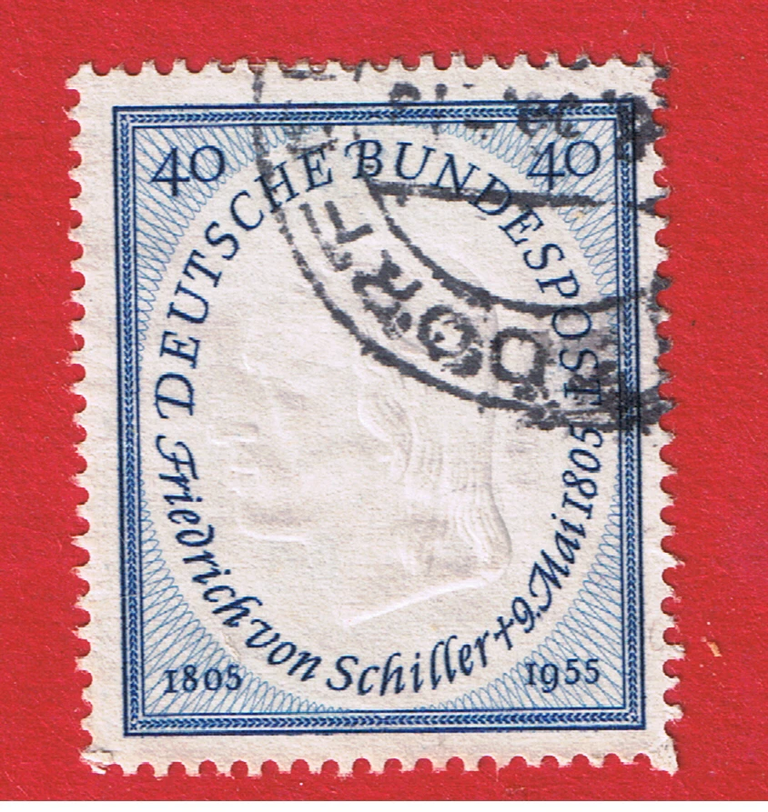 Germany #727   VF used    von Schiller    Free S/H - Image 1 of 1