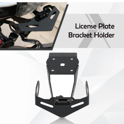 Motorcycle License Plate Bracket Holder With Light FOR YAMAHA YZF R15 V3 17-20 - Image 1 of 4
