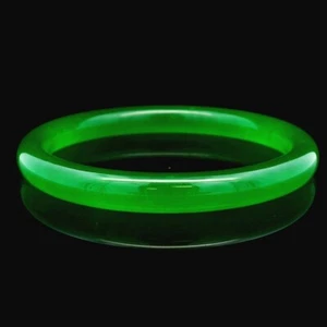 Massiver Jade Armreif Armband - 8" (20,3 cm) - 32,68 g - Bild 1 von 5