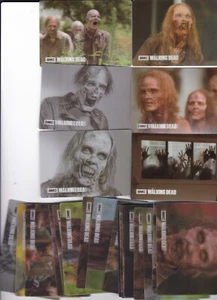 2017 THE WALKING DEAD Season 6 Complete Set of (24) 3D Lenticular Sticker Cards - Picture 1 of 1