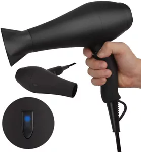 1875W Hair Dryer, Negative Ion Hair Dryer, 2 Speed and 3 Temperature Settings - Picture 1 of 7