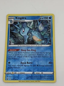 Kingdra 033/163 Reverse Holo Rare Battle Styles Pokemon Card - NM - Picture 1 of 2