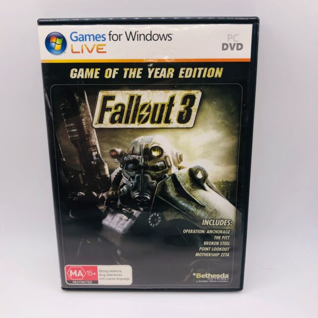 Jogo Novo Lacrado Fallout 3 Game Of The Year Edition Pc em