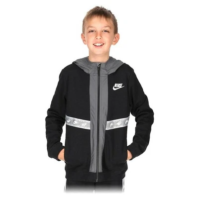 Chaqueta Deportiva para Niños Nike Negro Algodón - Imagen 1 de 3