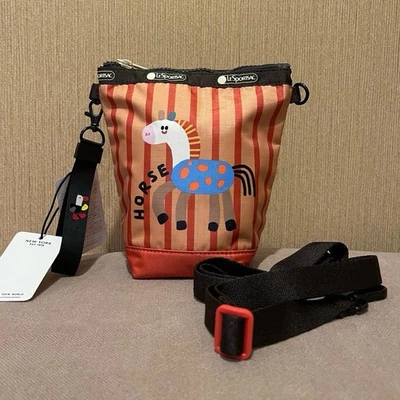 Lesportsac Animals Horse Crossbody Bucket Bag X188 - Image 1 of 4