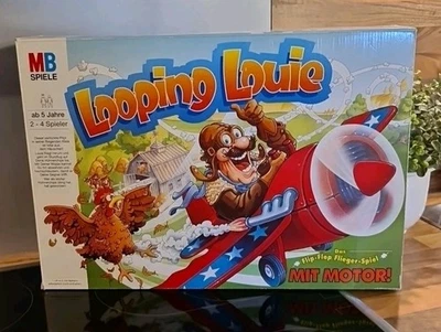 LOOPING LOUIE ~ Original Ausgabe MB 1993 Retro Spiel, Das Flieger-Spiel Komplett - Bild 1 von 4