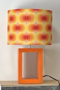 Retro Orange 70’s Style Lamp - Picture 1 of 4