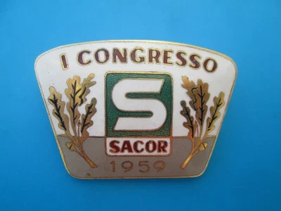 Rare Badge from the 1st Sacor Congress - 1959 - Image 1 of 2