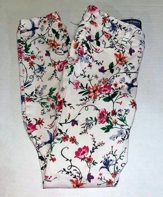 NIÑAS VIEJO AZUL MARINO TALLA 8 REFLAR FLORAL ROCK STAR JEGGINGS Foto 1 de 3