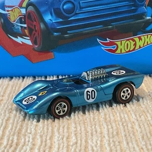 Hot Wheels Redlines 1970 Ferrari 312p Light Ice Blue - Picture 1 of 9