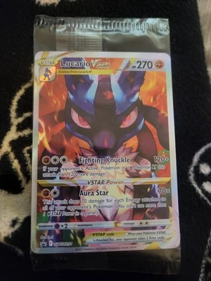 Lucario VSTAR SWSH291 SWSH: Sword & Shield Promo Cards Holo - Image 1 of 2
