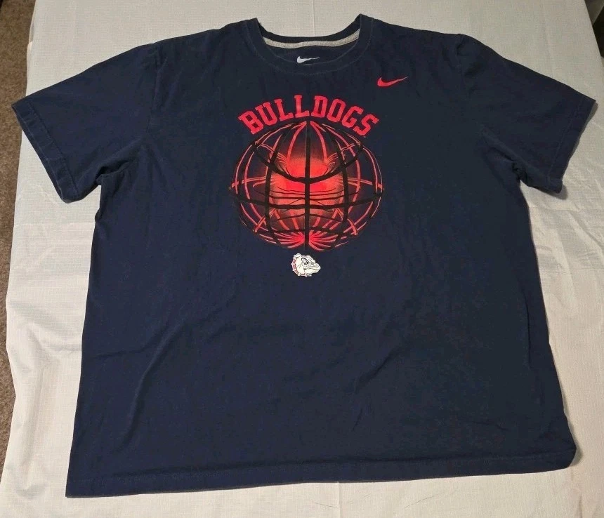 Gonzaga University Bulldogs Heritage T-Shirt - Officially Licensed NCAA Apparel, Navy, XX-Large