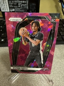2024-25 Panini Prizm - Stephon Castle #234 Pink Ice Prizm (RC) - Bild 1 von 2
