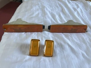 +OEM+ Mk2 Golf Amber Big Bumper Indicator Set 191953155 E & 191953156 B. RARE - Picture 1 of 21