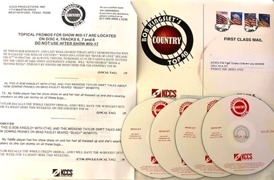 4/25/09 BOB KINGSLEY COUNTRY TOP 40, TAYLOR SWIFT #9 'WHITE HORSE' & INTERVIEW - Image 1 of 3