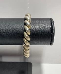 VINTAGE 925 STERLINGSILBER SEIL DESIGN GLIEDERARMBAND 6,5" - Bild 1 von 14