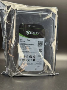 3TB- Seagate Exos 7E8  7.2K RPM SATA 6GBPS 256MB Cache NEW SEALED - Picture 1 of 5