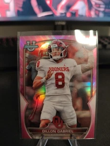 2022 Bowman University Chrome - Dillon Gabriel #12 Pink Refractor (RC) - Bild 1 von 1