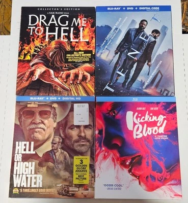 4 Blu Ray Dvd Lot Bundle Scream Factory Taylor Sheridan Action Horror Crime - Image 1 of 3