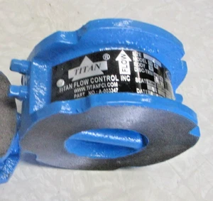 TITAN CV41-DI 2" Class 150 Wafer Dual Plate Check Valve DI Body, Brz Disc, BUNA - Picture 1 of 8