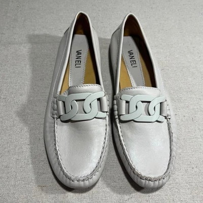 Mocasines de conducción de cuero VANELi Akier eslabón de cadena de hueso deslizables cómodos para caminar 7,5 Foto 1 de 4