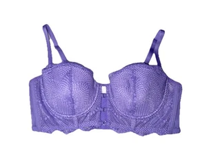 Neu ohne Etikett Victoria Secret Adore Me 38C BH lila Balconette Longline Bügel hinten - Bild 1 von 8