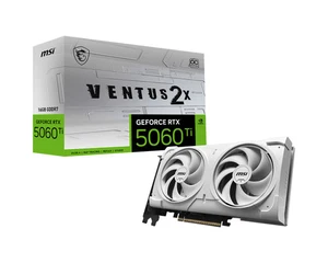 16GB MSI RTX 5060Ti VENTUS 2X OC PLUS WHITE GPU - Picture 1 of 1