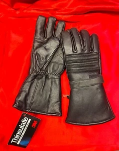 Echtleder 3M Thinsulate Wärmedämmung Leder Reithandschuhe - Bild 1 von 6