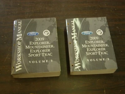 Ford Explorer 2009 OEM + libros de manuales de taller de montañero + diagrama de cableado nos Foto 1 de 4