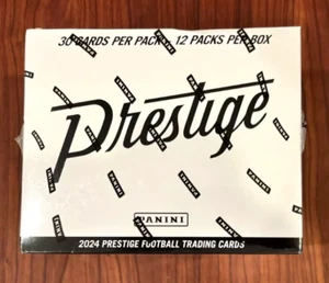 2024 Panini Prestige Football Value Cello Fat Pack Box 12 Packs - Factory SEALED - Picture 1 of 4