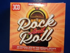 ROCK AND. ROLL. 3 CDs. 60. ORIGINAL. HITS. BY. THE. ORIGINAL. ARTISTS - Foto 1 di 2