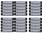 30 WHITE 24V 6 LED SIDE FRONT MARKER INDICATOR LIGHTS for IVECO MERCEDES RENAULT