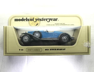 1974 MATCHBOX MODELS OF YESTERYEAR, 1931 STUTZ BEARCAT Y-14 Blue/Grey. - Picture 1 of 6