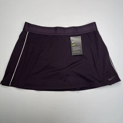 Nike Mujer Dri Fit Falda/Skort Talla Grande Púrpura Oscuro Nuevo con Etiqueta Precio de venta sugerido por el fabricante 75 USD Foto 1 de 4