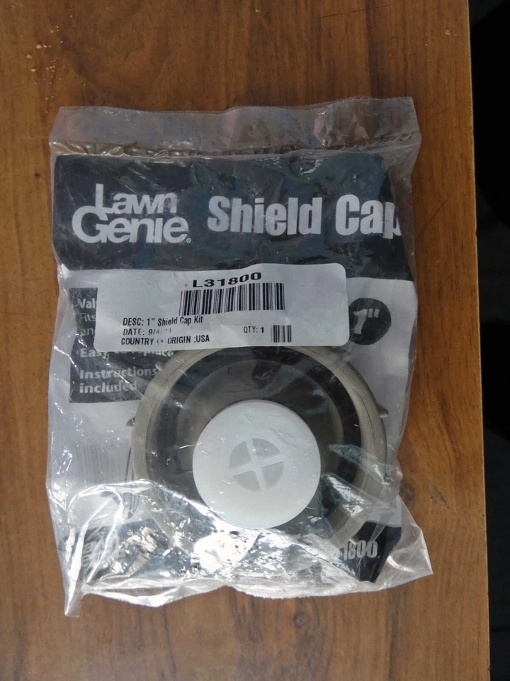 Lawn Genie 1 In. Shield Cap Kit Sprinkler Valve Repair Part Yard L7010 Rj713