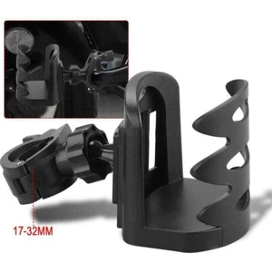 Adjustable Motorcycle Drink Handlebar Cup Holder Mount Water Bottle For Bike ATV - Picture 1 of 8