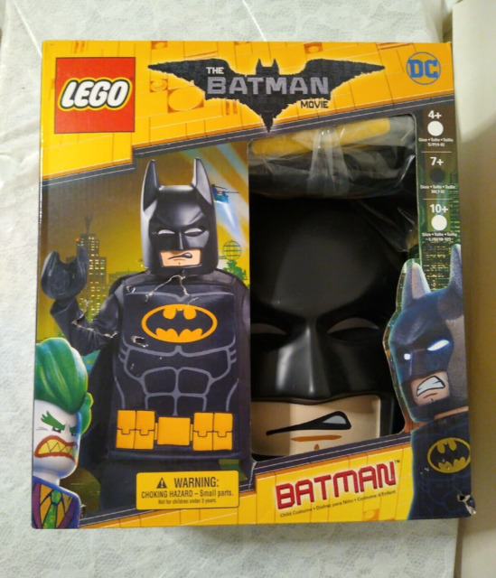 Batman LEGO Movie Deluxe 6PC Costume Kids size S 4/6 Licensed Disguise –  Archies Toys