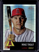 2022 Topps Chrome Platinum Anniversary Mike Trout Prism Refractor #50 Angels