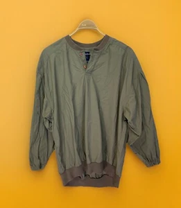 Vintage Nike Golf Shirt Mens XL Pullover Wind Shirt Nylon Swoosh On Sleeve - Picture 1 of 10