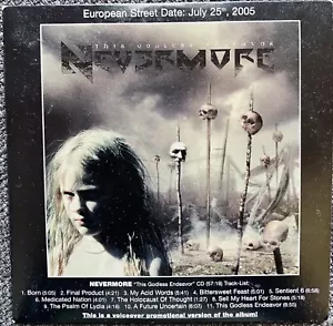 Nevermore “This Godless Endeavor” -RARE PROMO Voiceover- For Collectors - Bild 1 von 2