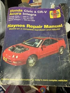 Honda Civic 96-00, CRV 97-01, Integra 94-00 Haynes repair manual 42025 - Bild 1 von 2