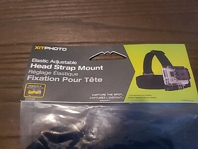 Brand NEW XIT Photo Head Strap Mount For GoPro Elastic Adjustable - Image 1 of 4