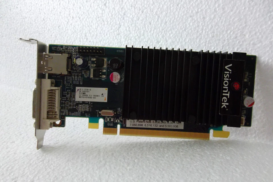 VisionTek ATI Radeon VT 4350 PCIe Graphics Video Card 512MB HDMI DVI 4350512HKHS - Image 1 of 4