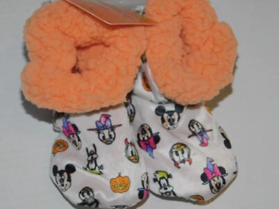 3T 4T 5T Boys Girls Disney Halloween Slipper Booties Mickey Minnie Daisy Donald - Image 1 of 4